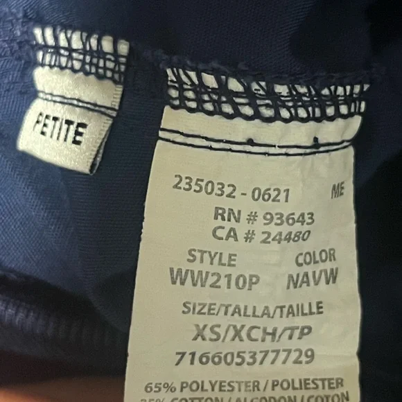 4 pairs of Navy Blue Nurse Scrub pants - All size XS - Cherokee / Beyond Scrubs - Picture 3 of 6